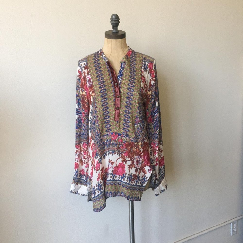 ARATTA MULTI PRINT LONGSLEEVE SHIRT
